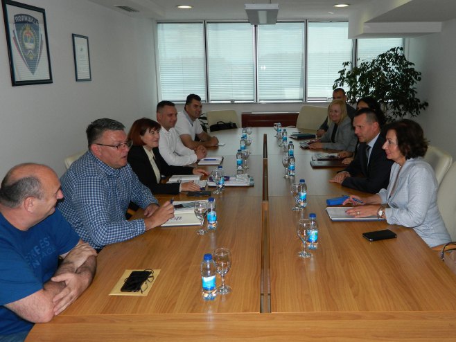 Sastanak MUP-a Republike Srpske sa predstavnicima Sindikata - Foto: SRNA