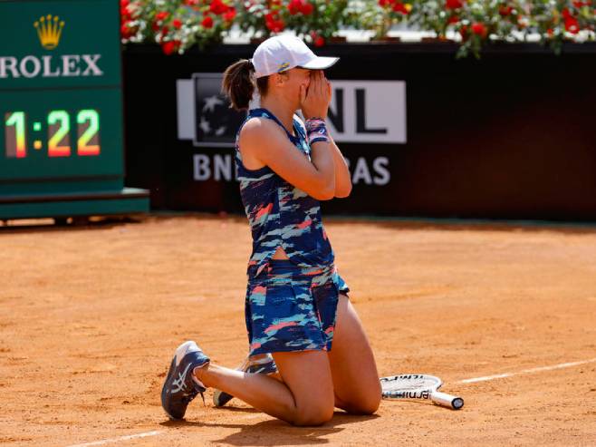 Iga Švjontek (Foto:EPA-EFE/FABIO FRUSTACI) Iga Švjontek (Foto:EPA-EFE/FABIO FRUSTACI) -