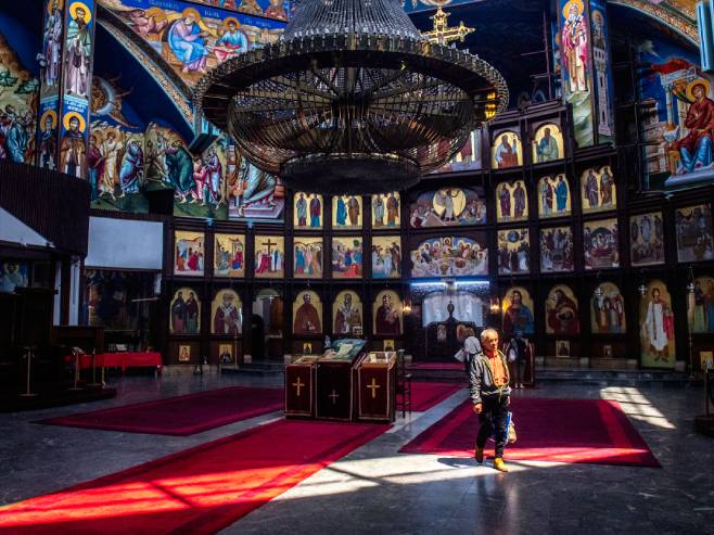 Pravoslavna crkva Svetog Klimenta u Skoplju (Foto:  EPA-EFE/GEORGI LICOVSKI) - 