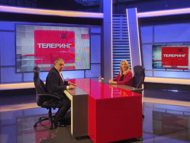 Željka Cvijanović u emisiji Telering - Foto: RTRS
