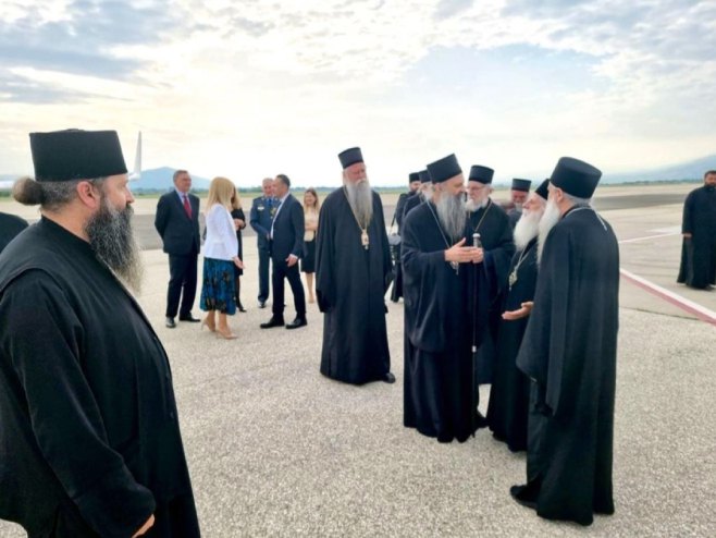 Patrijarh Porfirije stigao u Skoplje - Foto: SRNA