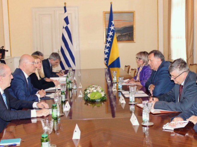 Milorad Dodik razgovarao sa Nikosom Dendijasom (foto: twitter.com/MiloradDodik) Milorad Dodik razgovarao sa Nikosom Dendijasom (foto: twitter.com/MiloradDodik) -