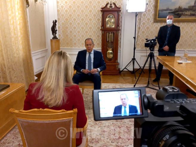 Intervju - Sergej Lavrov za RTRS - Foto: RTRS