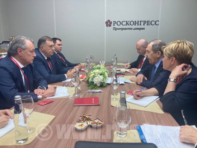 Dodik - Lavrov - Foto: RTRS