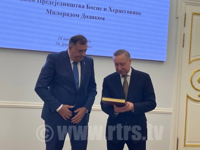 Dodik i Beglov - Foto: RTRS