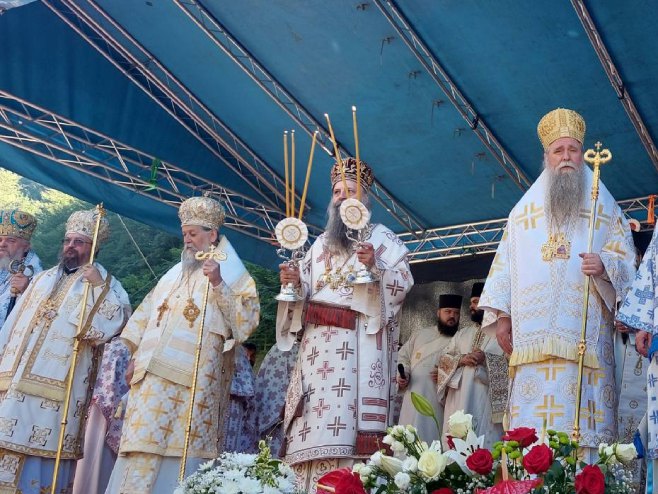 Patrijarh Porfirije u Šipovu - Foto: RTRS
