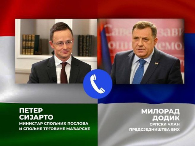 Milorad Dodik, Peter Sijarto (Foto: twitter.com/MiloradDodik) - 
