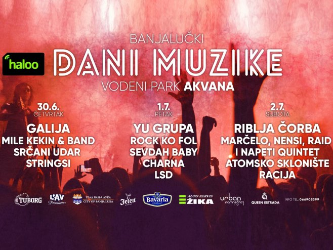 "Banjalučki dani muzike" - vrhunska zabava, druženje i dobra muzika na Akvani