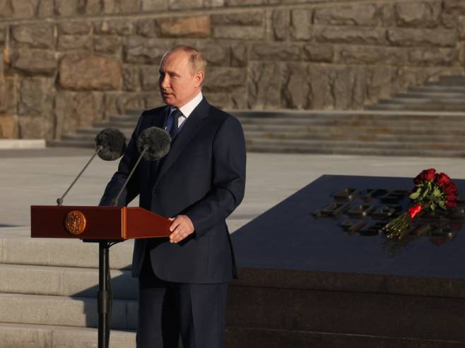Putin na obilježavanju stogodišnjice ruske tajne obavještajne službe (Foto: EPA-EFE/MIKHAIL METZEL) - 