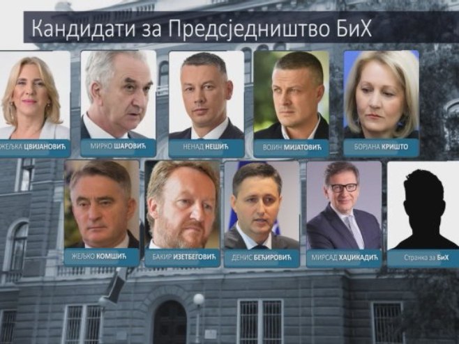 Kandidati za Predsjedništvo BiH - Foto: RTRS