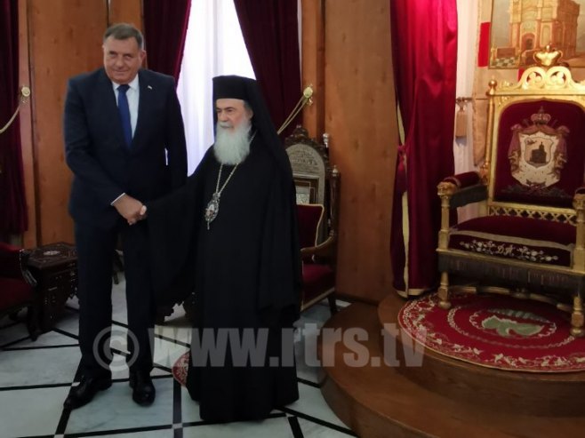 Dodik i patrijarh Teofil Treći - 