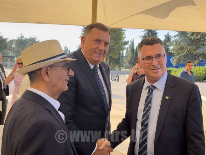 Dodik i Sar - Foto: RTRS