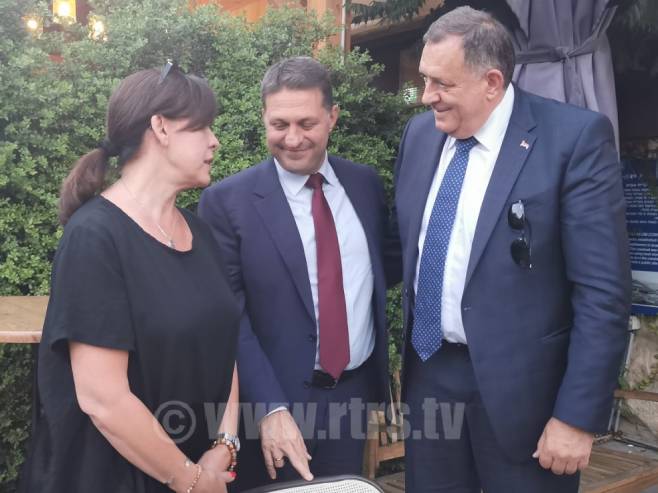 Dodik i Bivas - Foto: RTRS