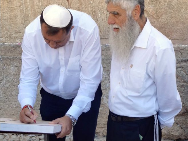 Dodik u Izraelu - Foto: RTRS