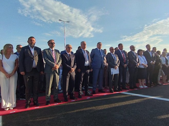 Ozvaničen završetak izgradnje mosta na Savi kod Gradiške - Foto: RTRS