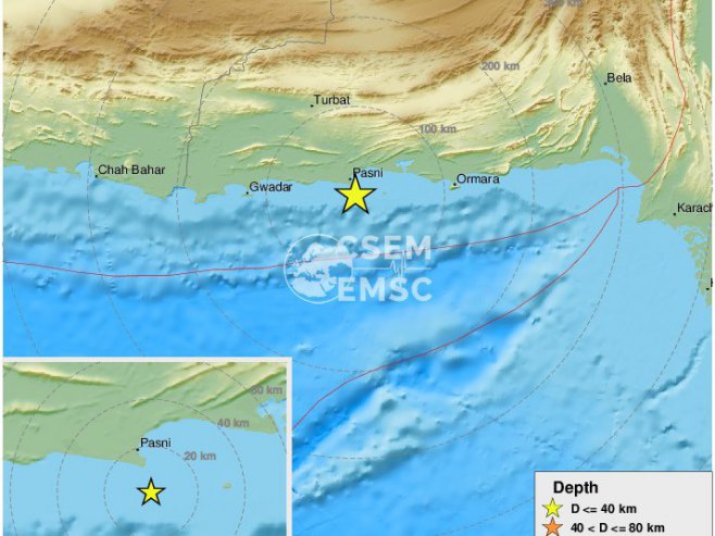 Zemljotres - Pakistan (Foto: twitter.com/LastQuake) - 