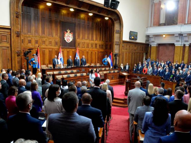 Konstitutivna sjednica Narodne skupštine Srbije (Foto: TANJUG/ RADE PRELIC/nr) - 
