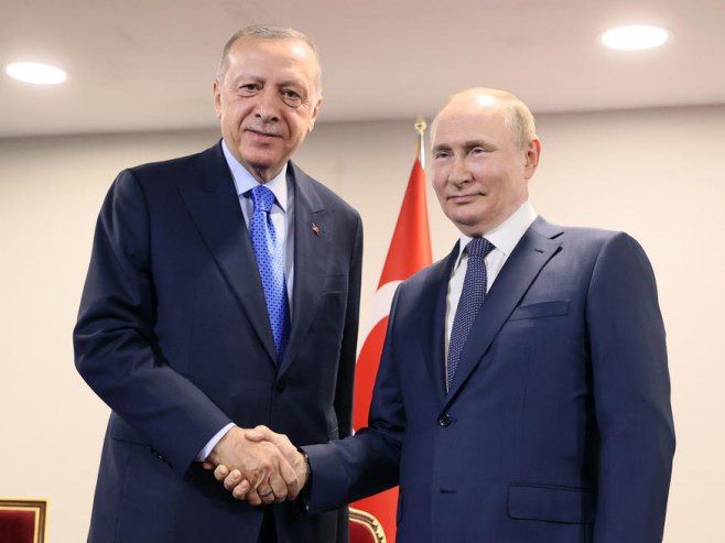 Erdogan i Putin (foto: ilustracija - EPA-EFE / SERGEI SAVOSTYANOV / KREMLIN POOL) - 