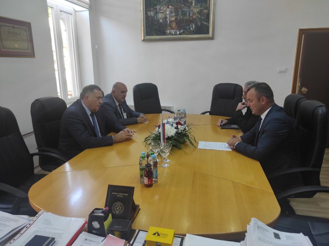 Sastanak Dodika i Grujičića - Foto: RTRS