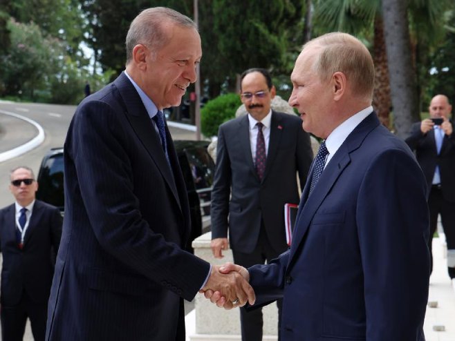 Redžep Taip Erdogan i Vladimir Putin (Foto: EPA-EFE/VYACHESLAV PROKOFYEV) - 