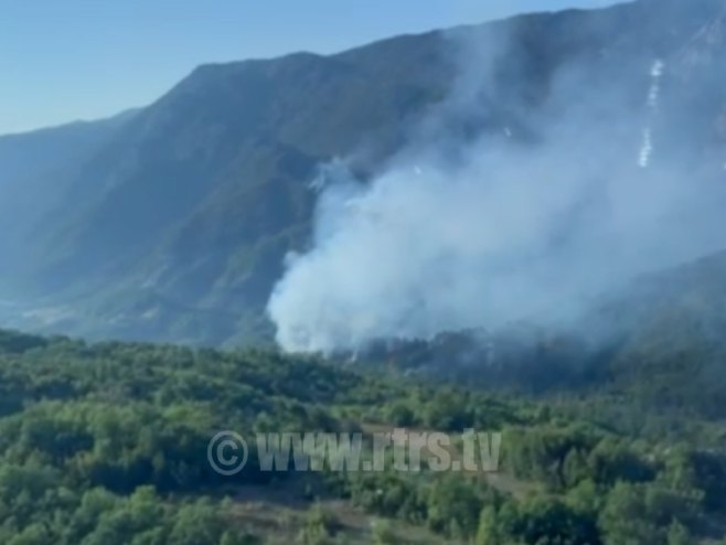 Požar na području Trebinja - Foto: RTRS