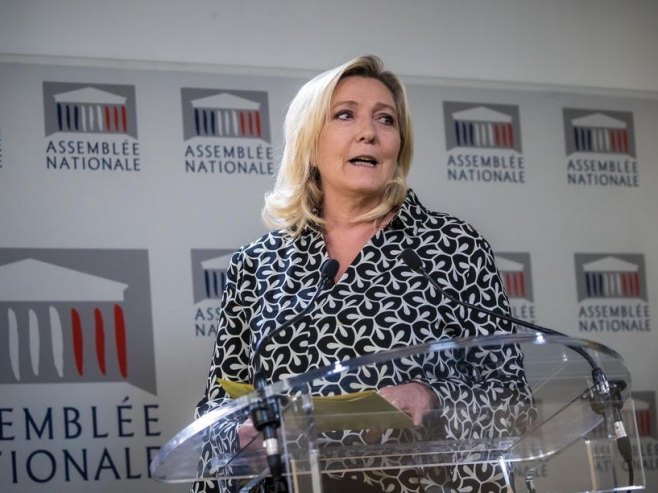 Marin le Pen (foto: EPA-EFE/CHRISTOPHE PETIT TESSON) - 