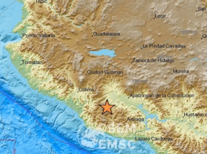 Zemljotres u Meksiku (Foto: EMSC) - 