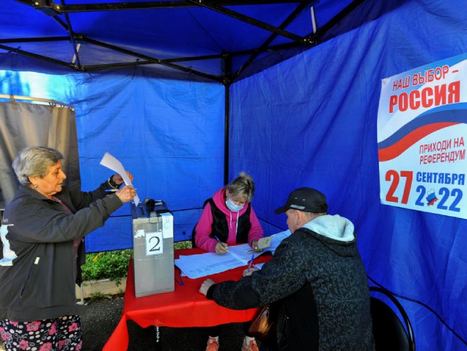 Prvog dana referenduma u Zaporožju 93 odsto građana glasalo za pripajanje Rusiji