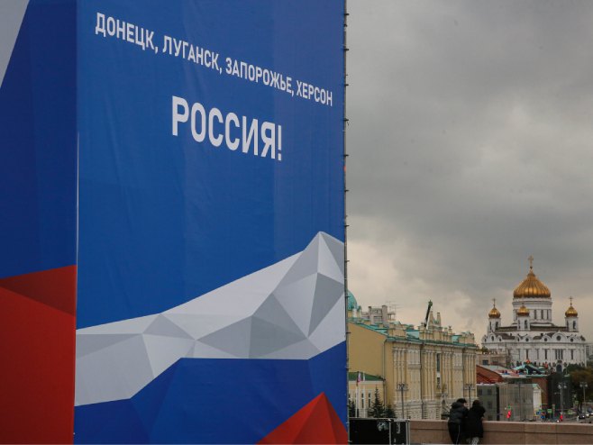 Obraćanje Putina u Kremlju; Potpisivanje sporazuma o ujedinjenju (VIDEO)