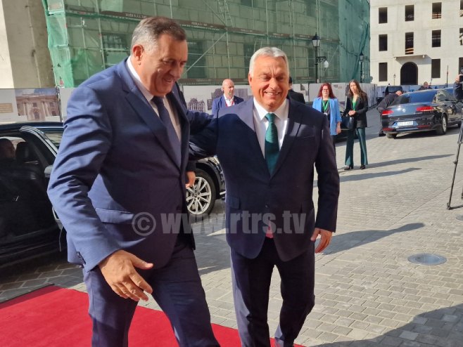 Dodik - Orban - Foto: RTRS