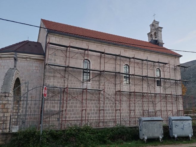 Obnova Hrama Svetog arhangela Mihaila u selu Otišić, Vrlika Obnova Hrama Svetog arhangela Mihaila u selu Otišić, Vrlika - Foto: SRNA