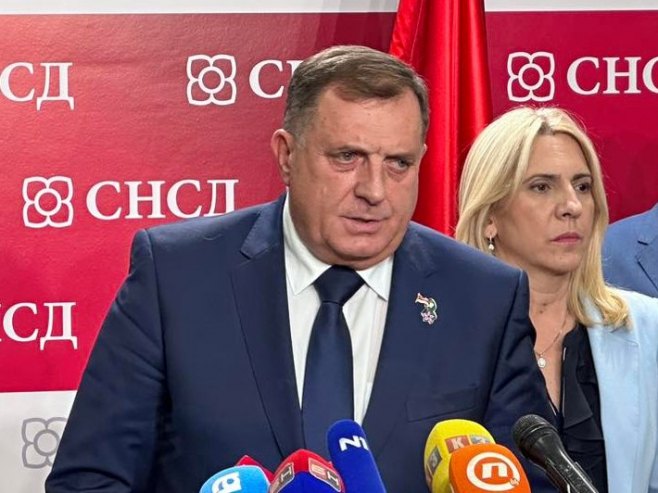 Konferencija za novinare Milorada Dodika i Željke Cvijanović