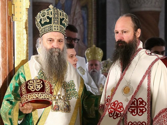 Patrijarh Porfirije i episkop Ilarion (Foto: SPC) - 