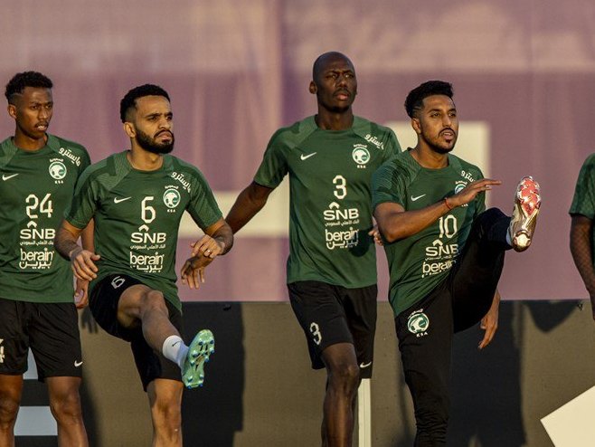 Fudbaleri Saudijske Arabije (Foto: EPA-EFE/MARTIN DIVISEK) - 