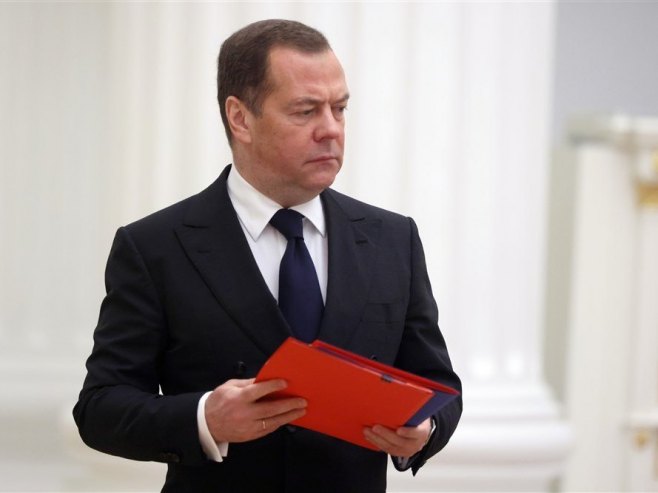 Dmitrij Medvedev (Foto: EPA-EFE/MIKHAIL METZEL / SPUTNIK / KREMLIN POOL MANDATORY CREDIT) - 
