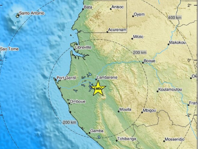 Snažan zemljotres pogodio Afriku (Foto: emsc-csem.org) - 