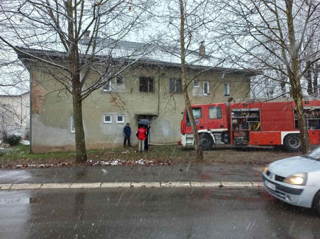 Požar u Prijedoru - Foto: RTRS