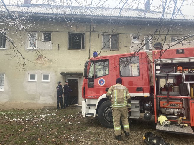 Požar u Prijedoru - Foto: RTRS
