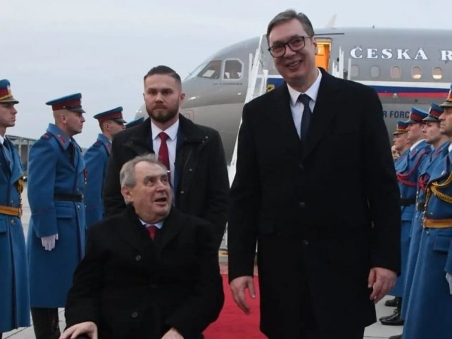 Zeman doputovao u zvaničnu posjetu Srbiji