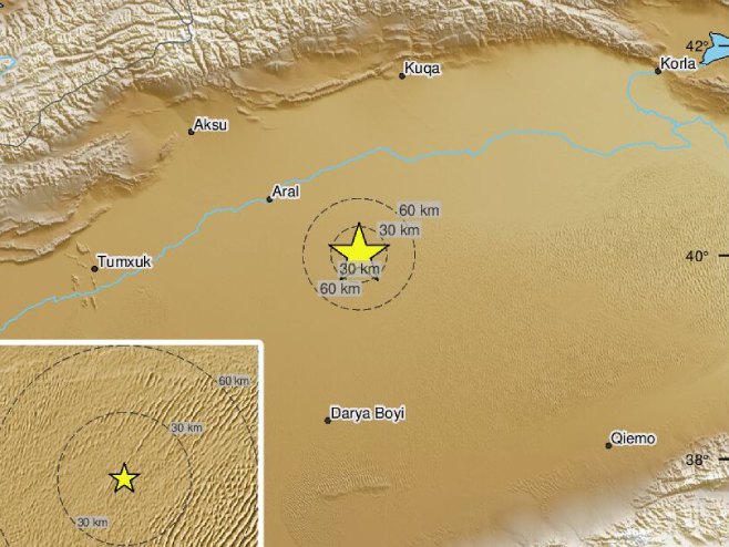 Zemljotres u Kini (Foto: EMSC) - 