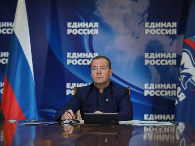 Dmitrij Medvedev (Foto: EPA-EFE/EKATERINA SHTUKINA / SPUTNIK / KREMLIN POOL / POOL) - 