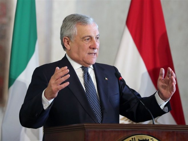 Antonio Tajani (foto:EPA-EFE/KHALED ELFIQI) - 