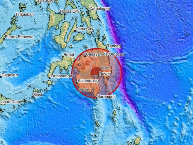 Filipini, zemljotres (Foto: twitter.com/LastQuake) - 