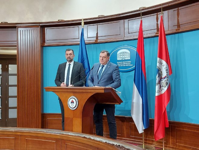 Dodik - Konaković - Foto: RTRS