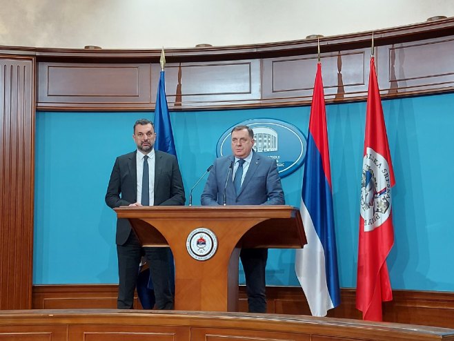Dodik - Konaković - Foto: RTRS