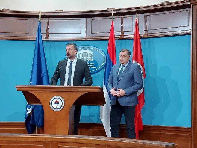 Dodik - Konaković - Foto: RTRS