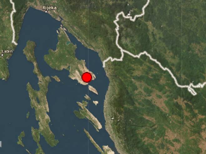 Zemljotres na Krku (Foto: EMSC/Screenshot) - 