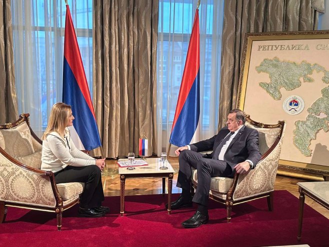 Milorad Dodik za Pečat - Foto: RTRS
