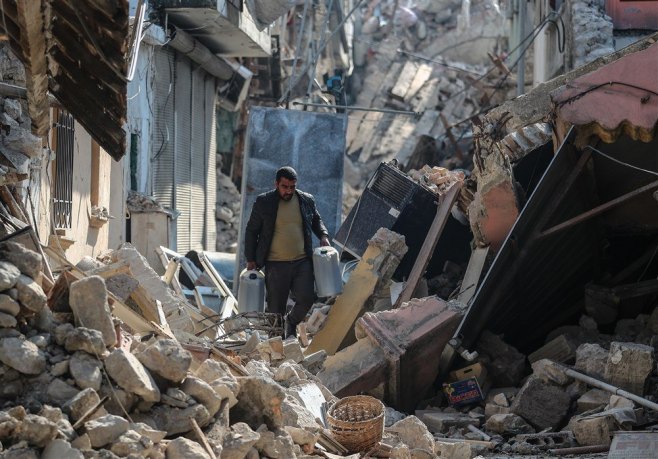 Sirija, zemljotres (Foto:  EPA-EFE/ERDEM SAHIN) - 