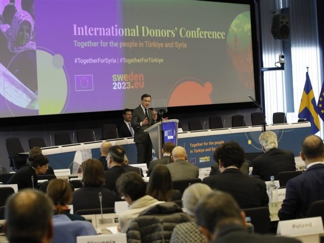 Brisel - donatorska konferencija (Foto:  EPA-EFE/OLIVIER HOSLET) - 